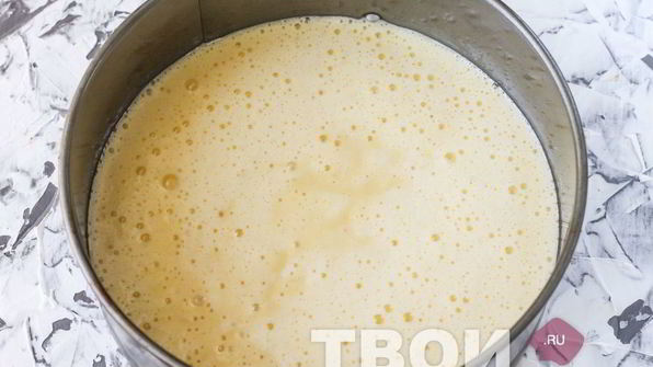 шарлотка с бананами