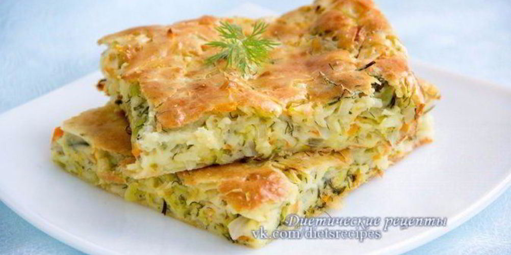 Рецепт шарлотки с капустой и морковью