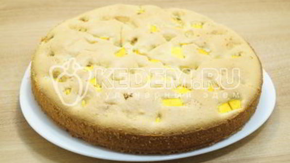 шарлотка с тыквой