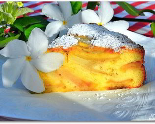 Шарлотка с яблоками без разрыхлителя