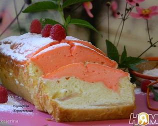 Шарлотка творожная