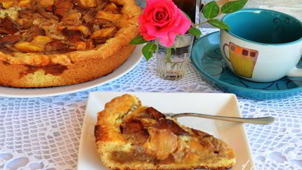 Шарлотка яблочно-кофейная