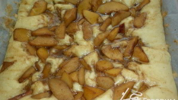 шарлотка яблочно-кофейная