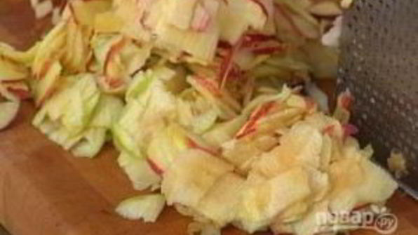 яблочная шарлотка на сидре