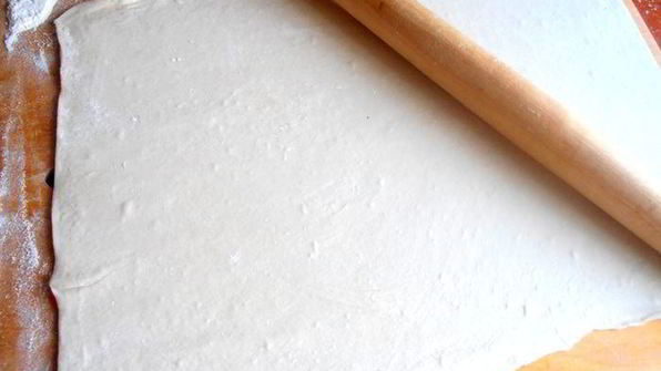 банановый штрудель в мармеладной карамели