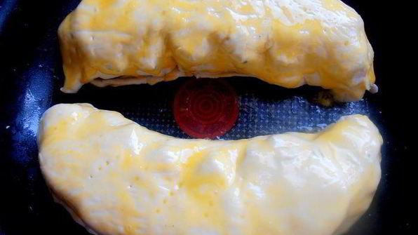 банановый штрудель в мармеладной карамели