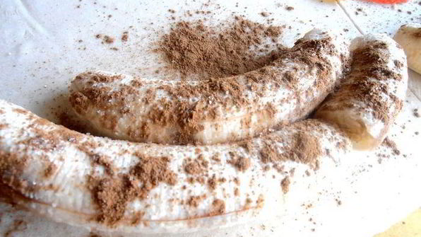 банановый штрудель в мармеладной карамели