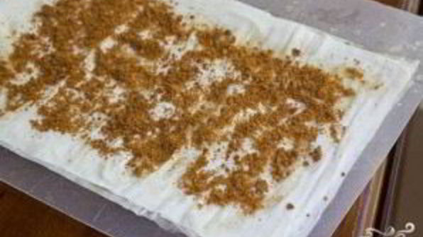 карамельный яблочный штрудель