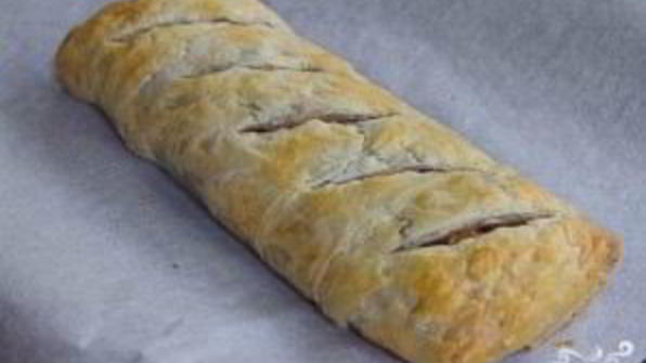 карамельный яблочный штрудель