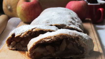 Органический яблочный штрудель