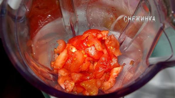 рисовый штрудель с томатно-яблочным джемом