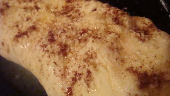 штрудель бананово-смородиновый