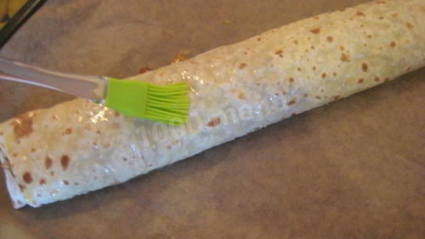 штрудель из лаваша с яблоками