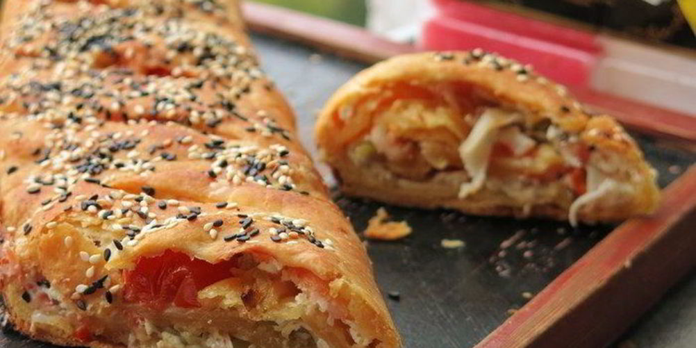 Рецепт штруделя с крабовыми палочками