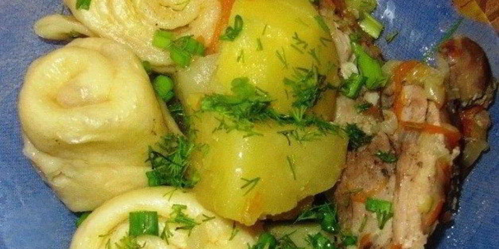Рецепт штруделя с курицей и картошкой