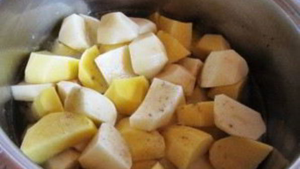 штрудель с курицей и картошкой