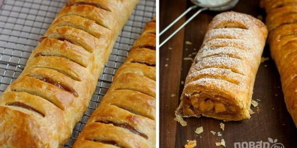 Рецепт штруделя с яблоками и корицей