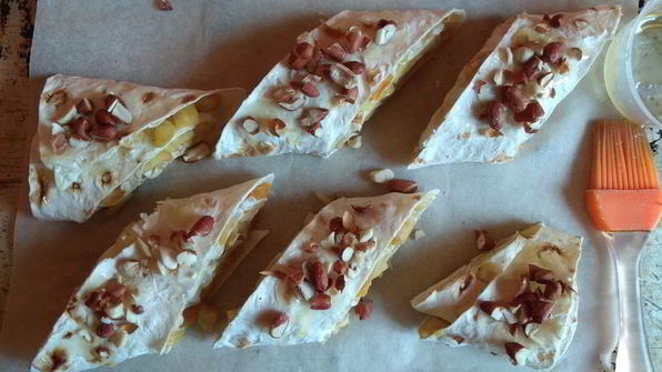 яблочный штрудель из лаваша