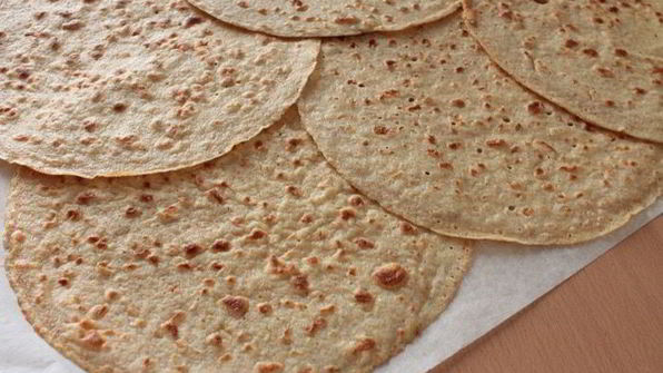 яблочный штрудель из овсяных блинчиков