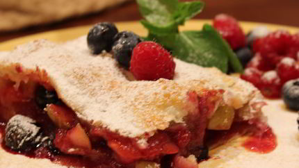 Ягодный штрудель