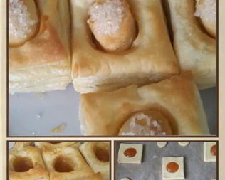 Слойки с джемом