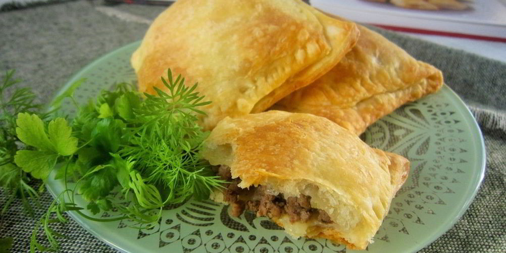 Рецепт слоек с мясом