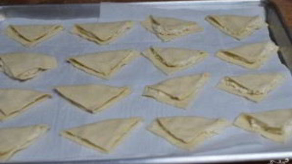 слойки с творогом