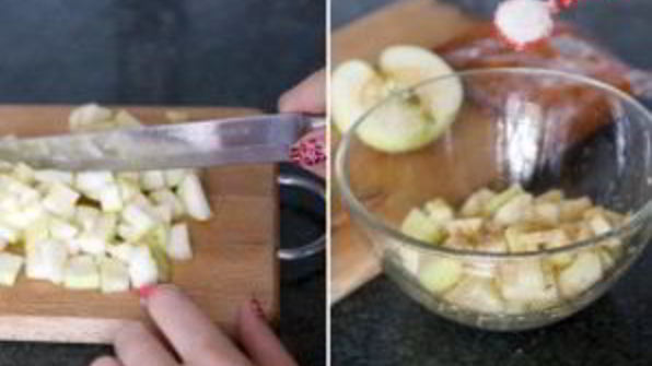 слойки с яблоками