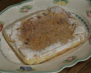 Лимонный творожник с изюмом