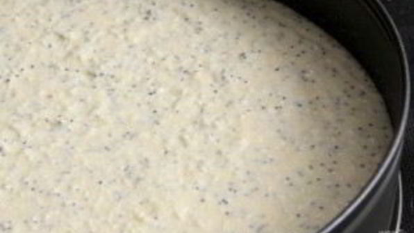 немецкий маковый творожник