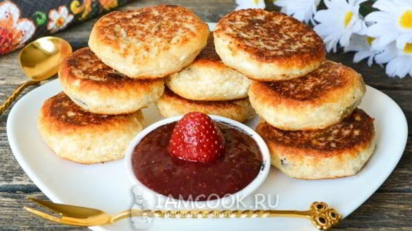 сырники без муки на сковороде