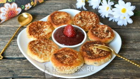 сырники без муки на сковороде