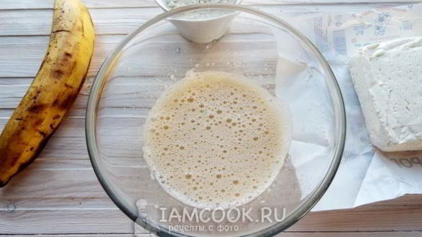 сырники с бананом и медом