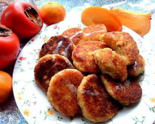 Сырники с хурмой