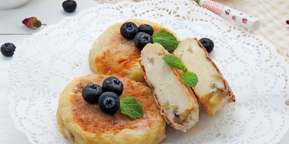 Рецепт сырников с рикоттой и бананом