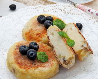 Сырники с рикоттой и бананом