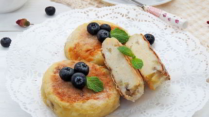 Сырники с рикоттой и бананом