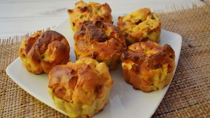 Творожники с яблоком