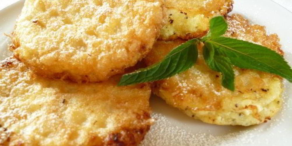 Рецепт вафельных сырников с абрикосами