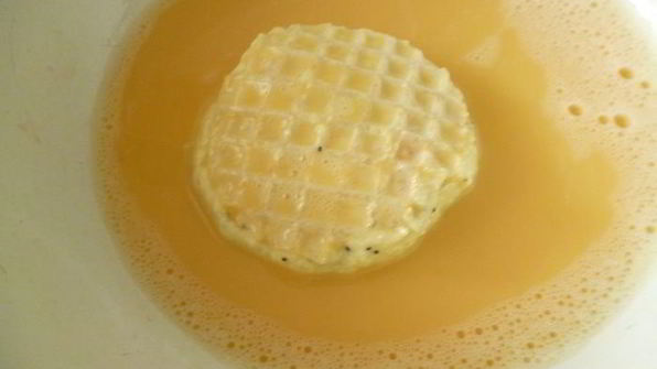 вафельные сырники с абрикосами