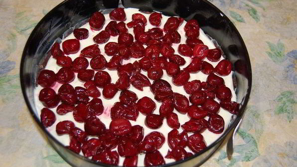 вишнево-шоколадный сырник