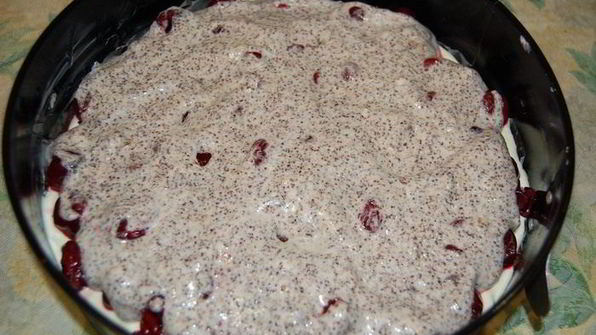 вишнево-шоколадный сырник