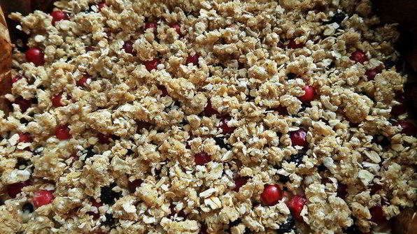 ягодный творожник без муки