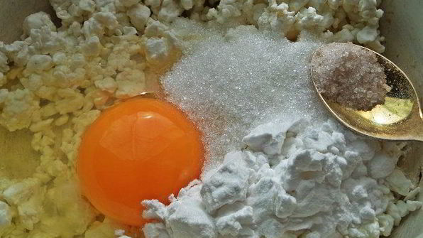 ягодный творожник без муки