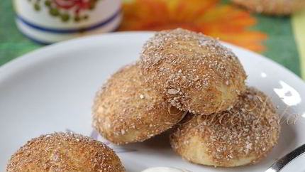 Запеченные сырники с цельнозерновой мукой