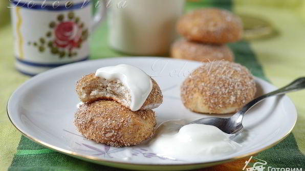 запеченные сырники с цельнозерновой мукой