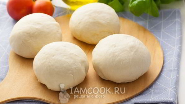 постное тесто для пиццы