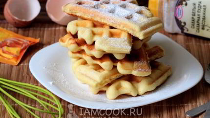 Тесто для вафель