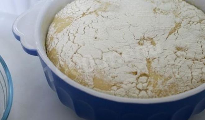 Тесто пирожковое дрожжевое безопарное просто