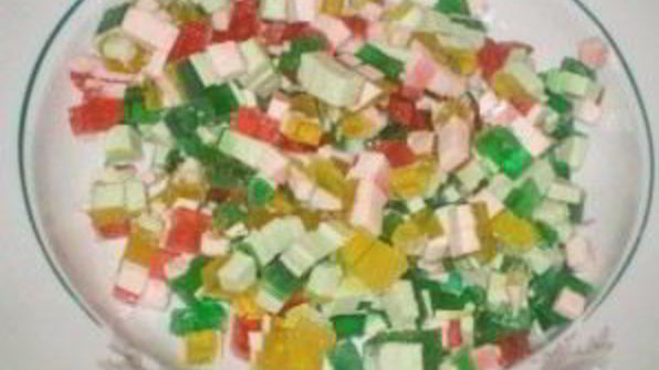 бисквитный торт с мармеладом